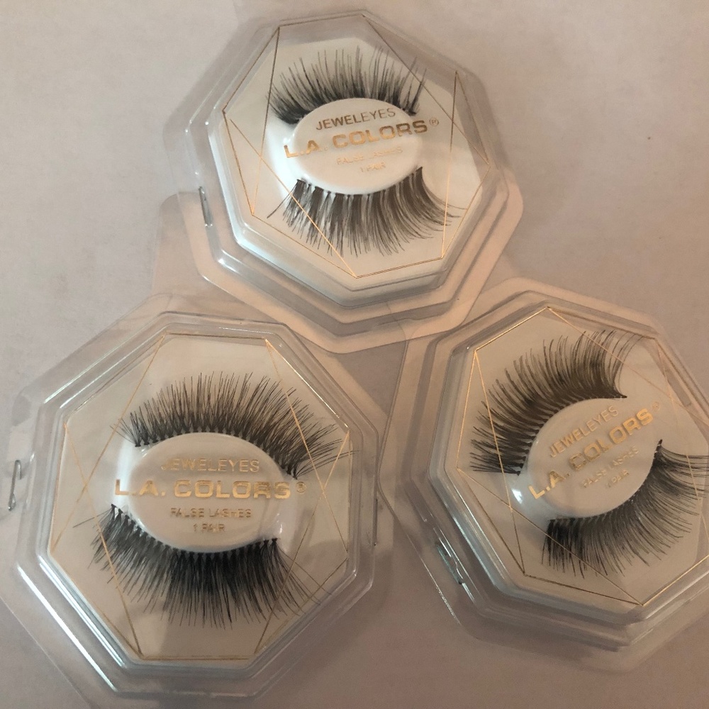 L.A colors eyelashes: Jewel Eyes:(PRECIOUS)  this is a set of three eyelashes...